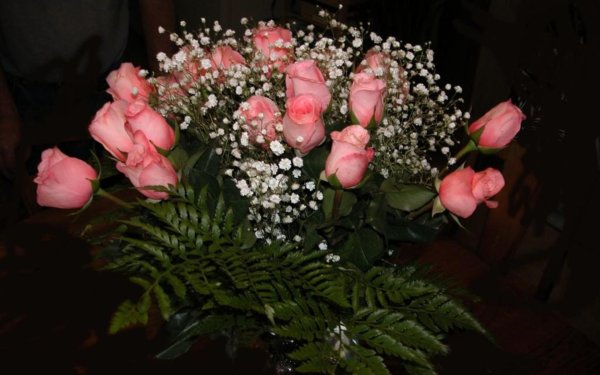 букет цветов дома