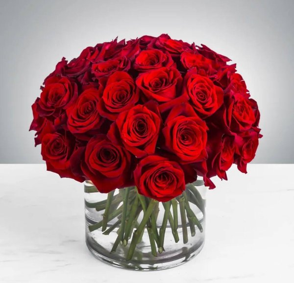 красные букеты