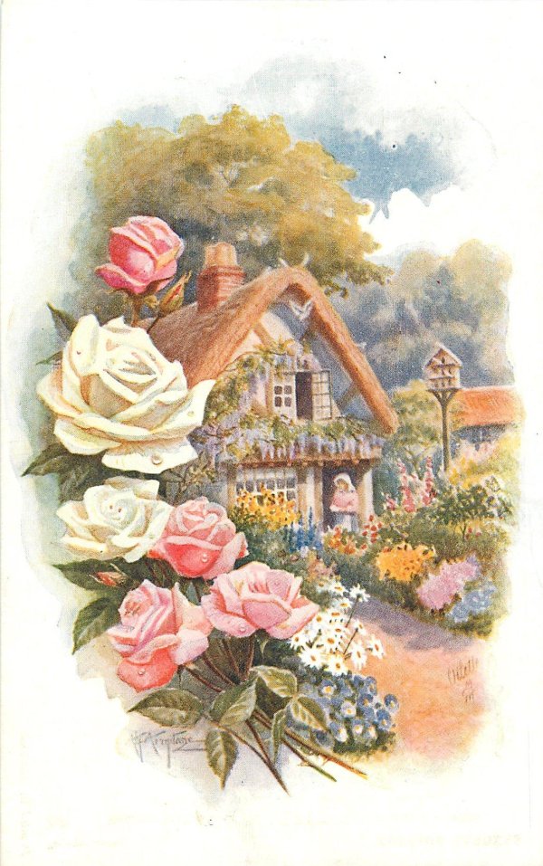 открытка винтажная