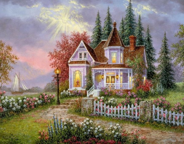 картины томаса кинкейда