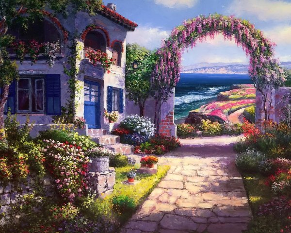 средиземноморские пейзажи