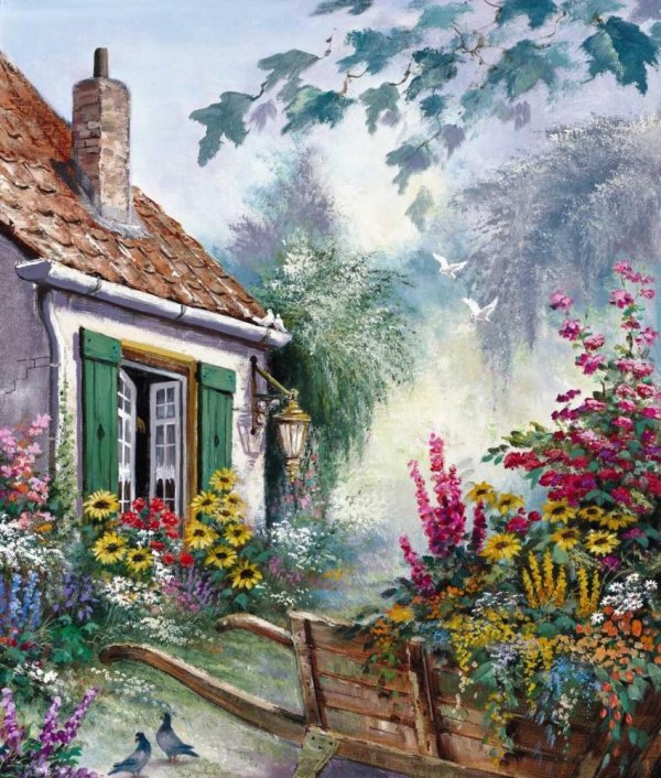 уютный пейзаж