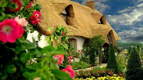 красивые деревенские дома