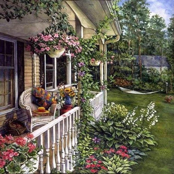 уютная веранда