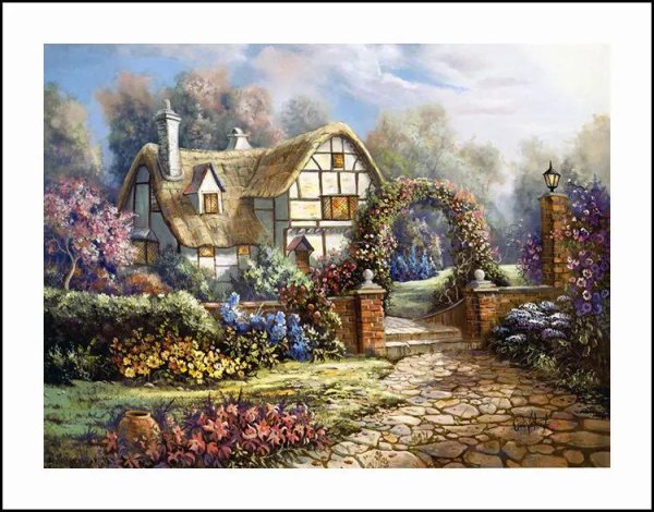 томас кинкейд rosebud cottage