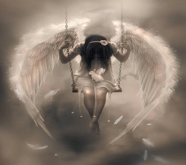 грустный ангел