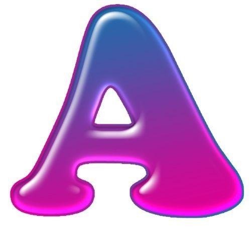 буква а красивая