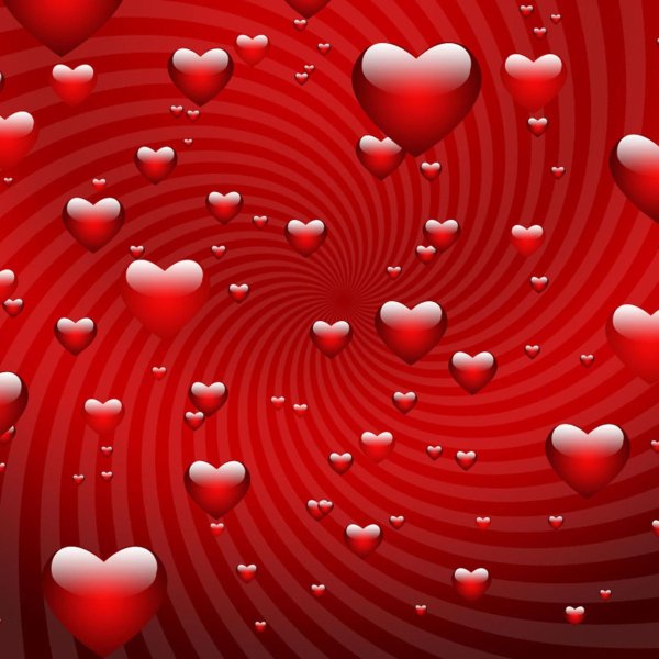 сердечка фон