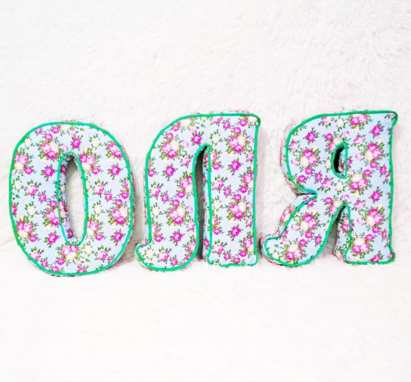 буквы подушки