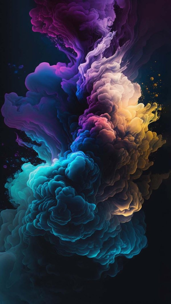 разноцветный взрыв