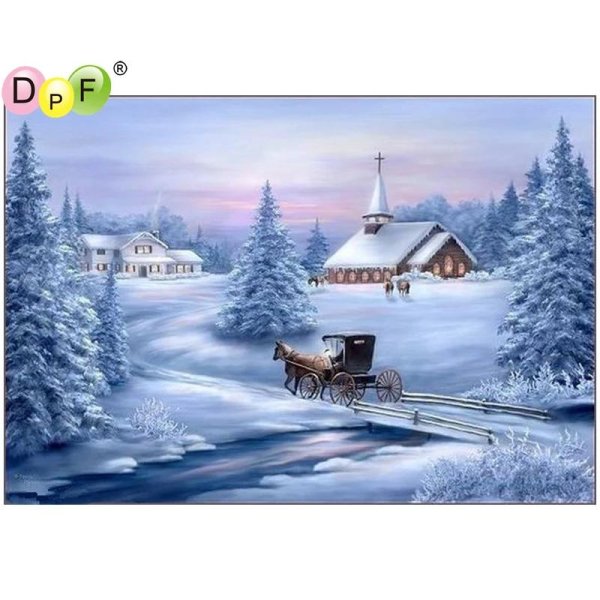 рождественские пейзажи