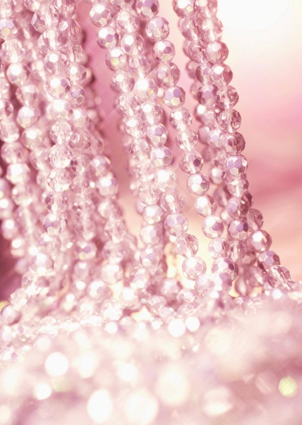 розовые бусы