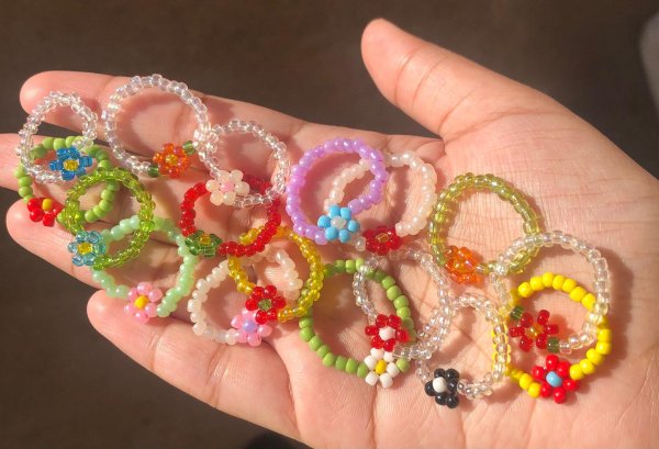 бисер колечки