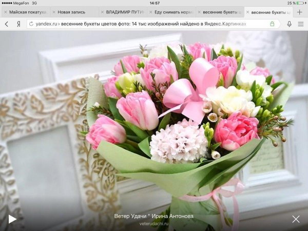 весенние букеты