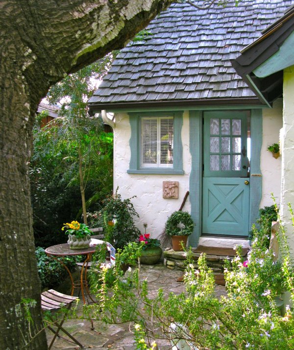 французский прованс сельский дворик
