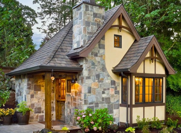 фасад дачного домика