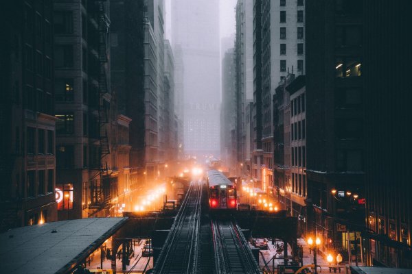 нью йорк вечером