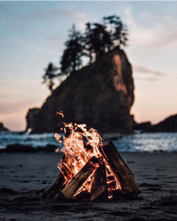 campfire beach