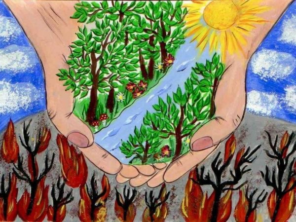 рисунок на тему сохранение природы