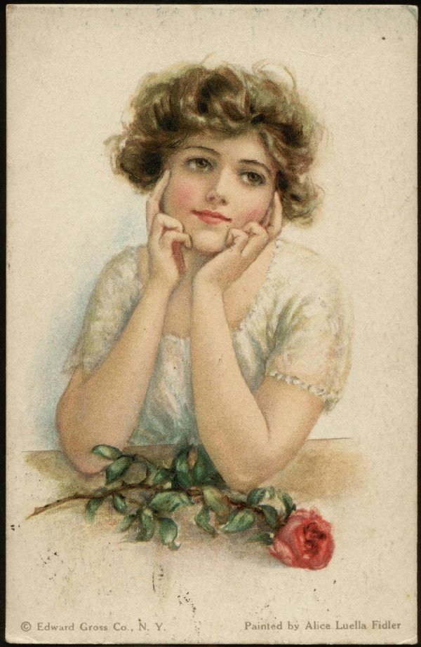 старинная открытка