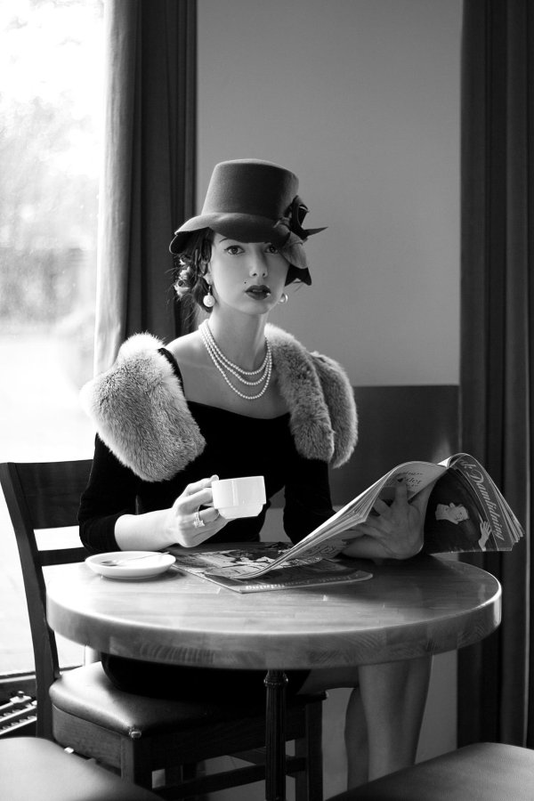 француженка в шляпке