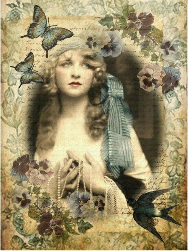 винтажная картина