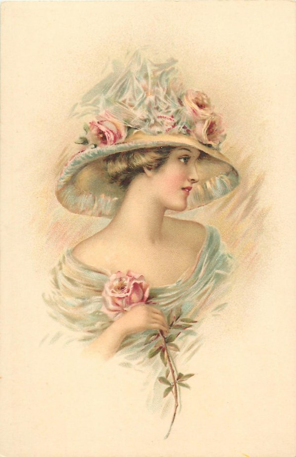 винтажная открытка