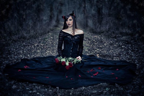 готическая фотосессия