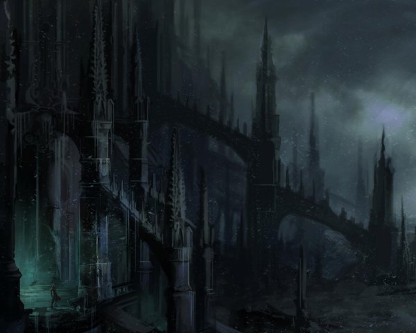 готические пейзажи