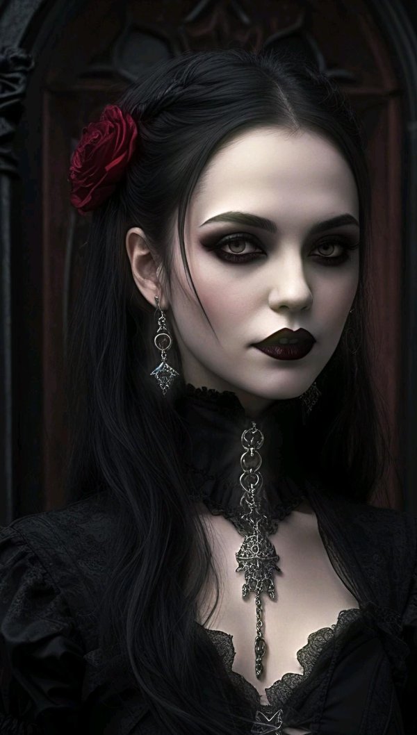 готический макияж