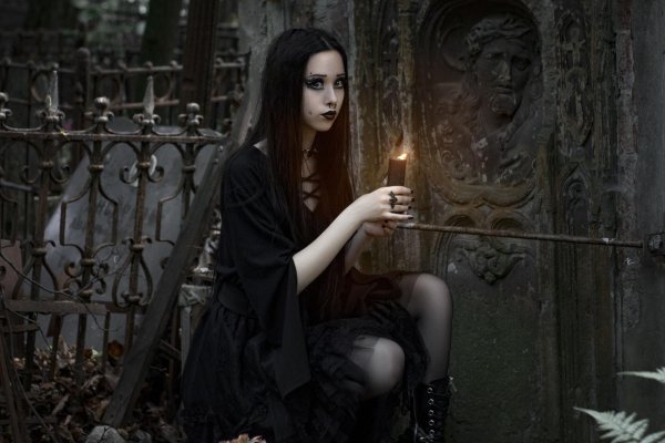 готическая фотосессия