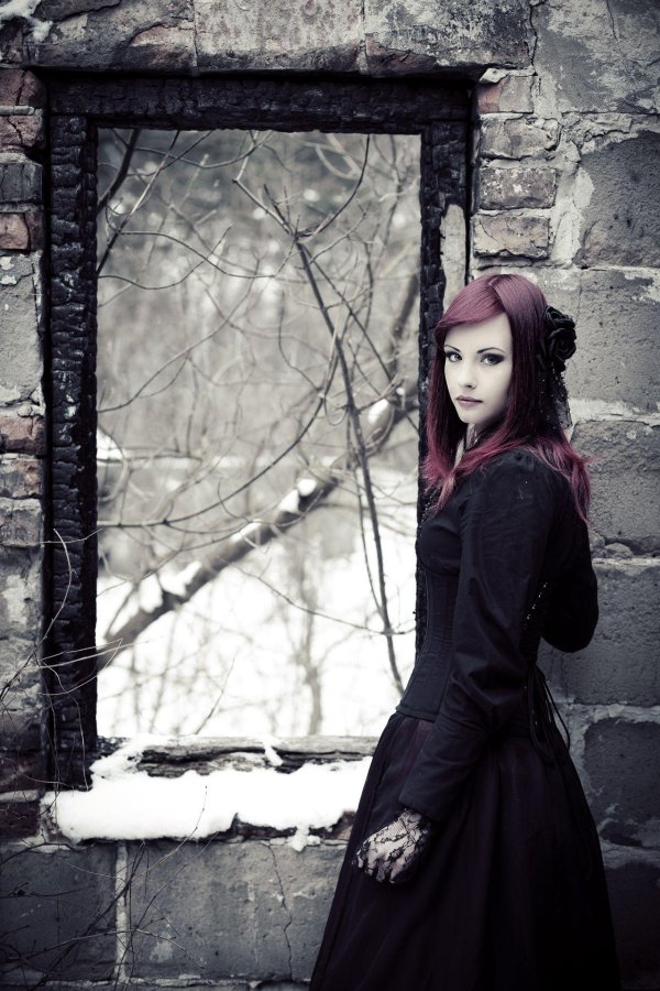 готический стиль девушки