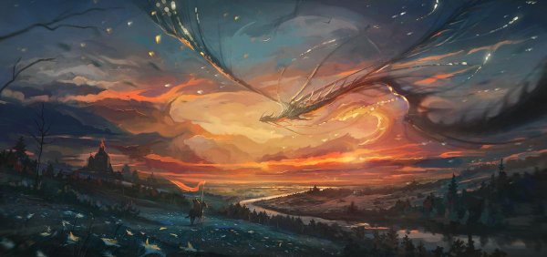 картины драконов