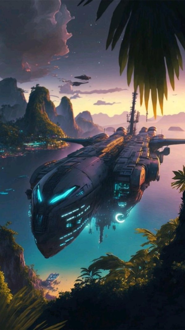 футуристический пейзаж