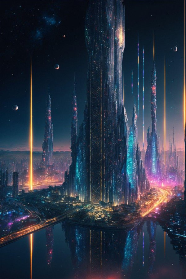 sci fi city