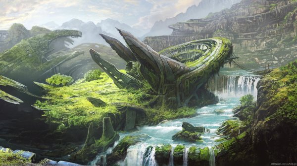 инопланетные пейзажи