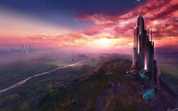 научнофантастический город scifi city universal singgapor