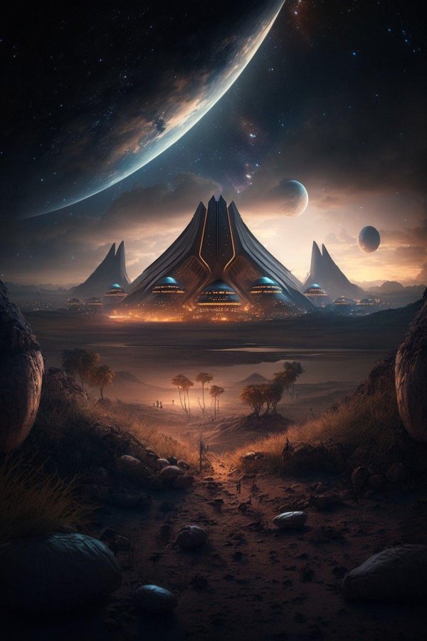 космический ландшафт