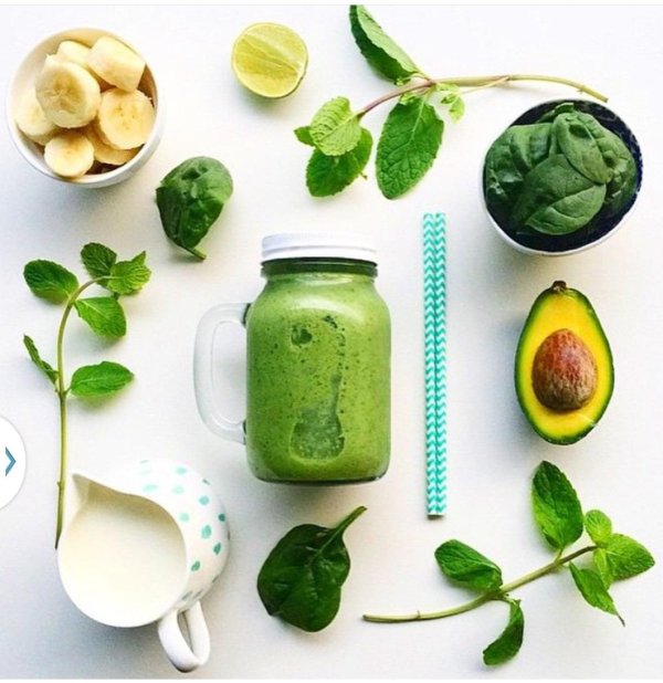 смузи со шпинатом