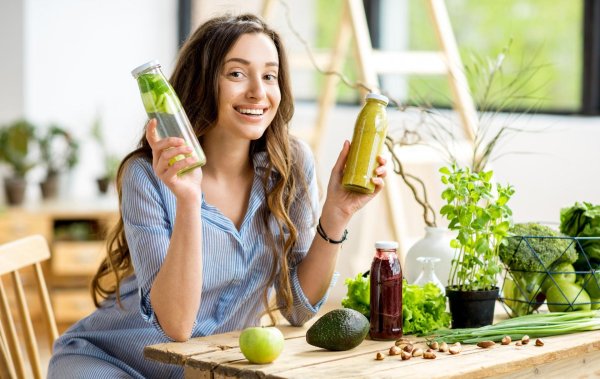 здоровое питание девушка