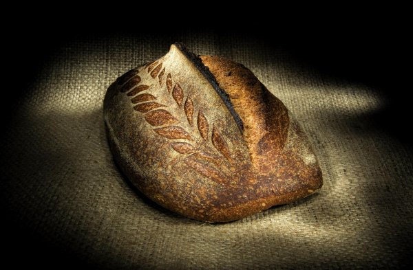 узоры на хлебе