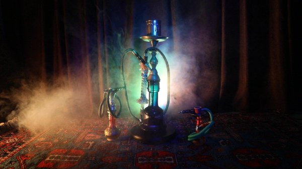 кальян в дыму