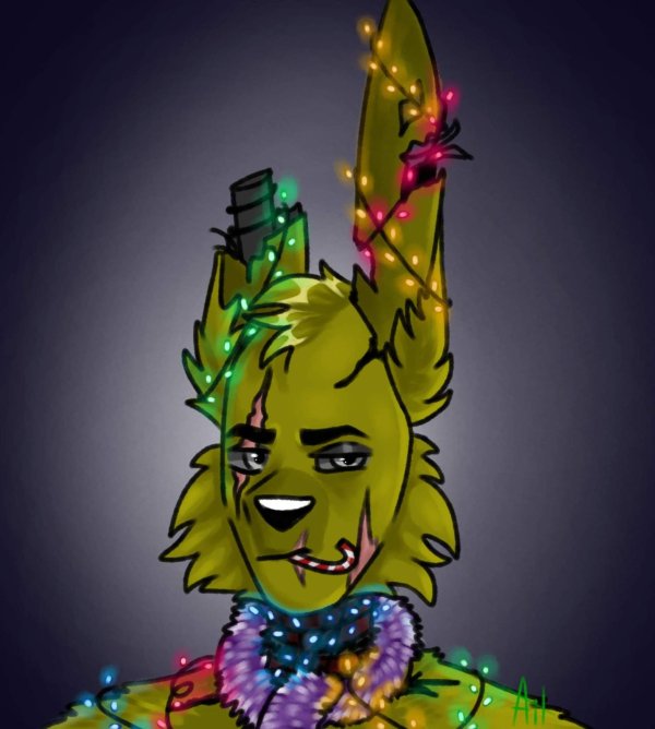 новогодний спрингтрап