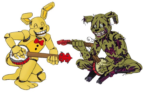 спрингтрап и чпрингбонни