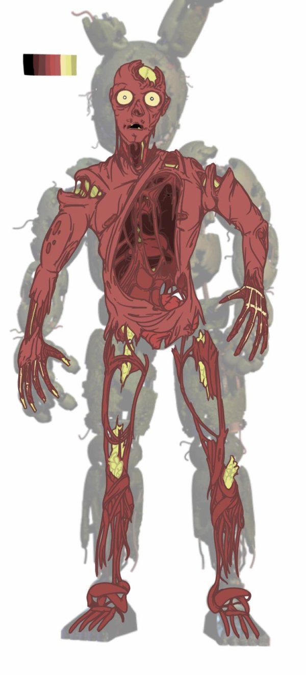 зомби костюм