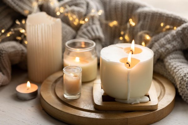 композиция со свечами