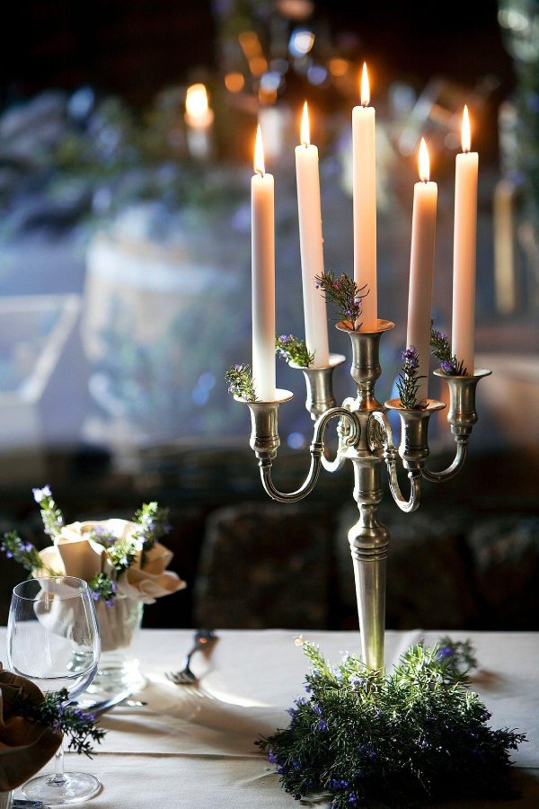 романтичный подсвечник