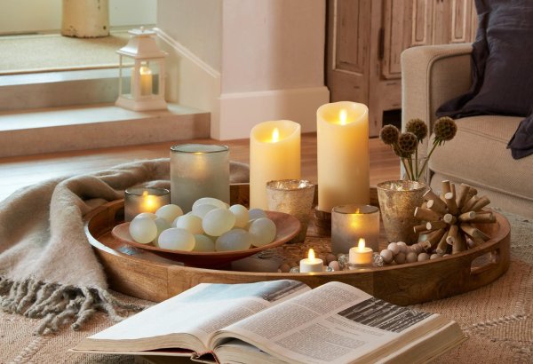 подсвечники в интерьере