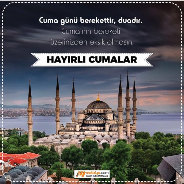 cumanız mübarek olsun