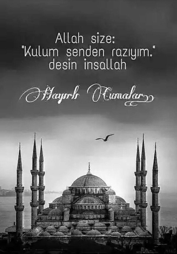 cumamız mübarek olsun